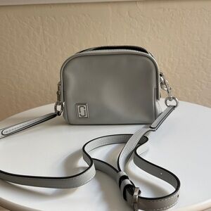 Marc Jacobs Mini Squeeze Gray Crossbody Bag
